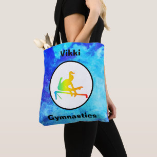Gymnastik Uneven Bars Aquarelltasche Tasche
