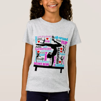 Gymnastik-Untergrundbahn-Kunst-Entwurf T-Shirt