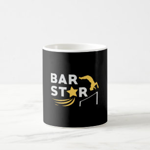 Gymnastik Unven Bar Star Acrobat Mat Kaffeetasse