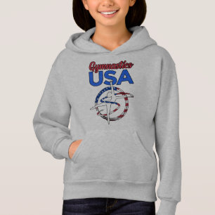 Gymnastik USA Flag Gymnast Gymnastik Sporthalle Hoodie