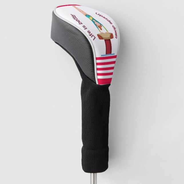 Gymnastik Vault Life ist besser Golf Headcover (angewinkelt)
