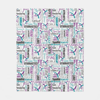 GYMNASTIK - VOLLSTÄNDIGE QUILT FLEECEDECKE