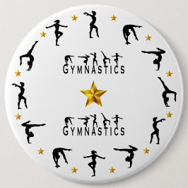 Gymnastik, Weiblichkeit, Goldstars Button