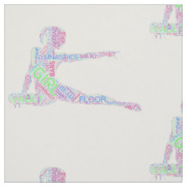 Gymnastik Word Art Version 2 Stoff