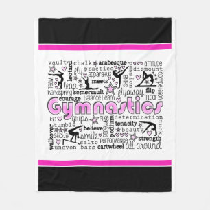 Gymnastik-Wörter 2 Fleecedecke