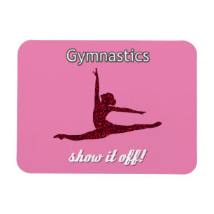 Gymnastik zeigt es vom Gymnastikgesang ab Magnet