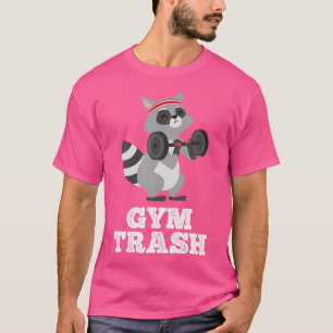 Gymnastikabfall Shirt Raccoon Funny Workshop