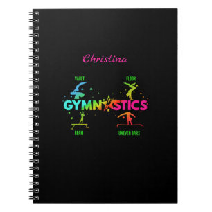 Gymnastikbären für Frauen Beam Vault Floor Notizblock