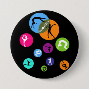 Gymnastikblase Button
