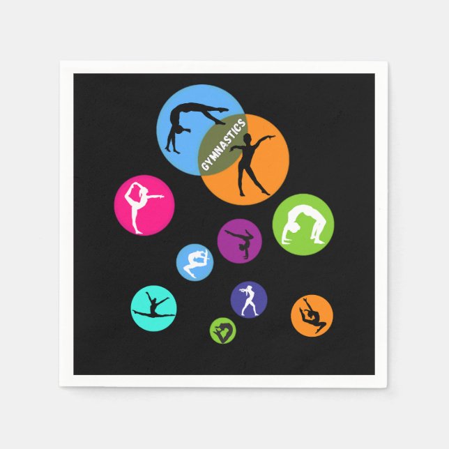 Gymnastikblase Serviette (Vorderseite)