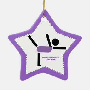 Gymnastikgeschenke, Gymnastikdarsteller nach Maß Keramik Ornament
