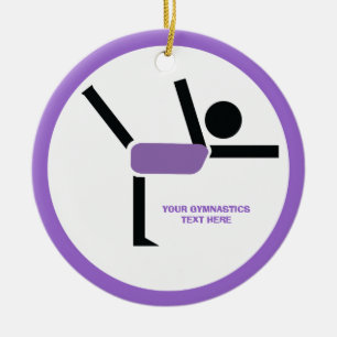 Gymnastikgeschenke, Gymnastikdarsteller nach Maß Keramik Ornament