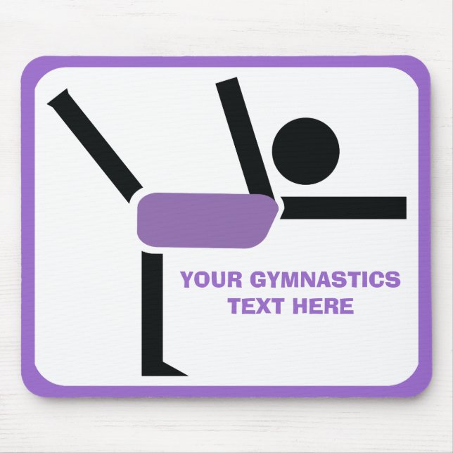 Gymnastikgeschenke, Gymnastikdarsteller nach Maß Mousepad (Vorne)