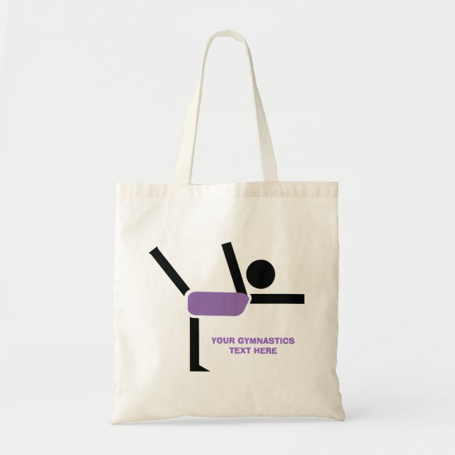 Gymnastikgeschenke, Gymnastikdarsteller nach Maß Tragetasche (Vorne)