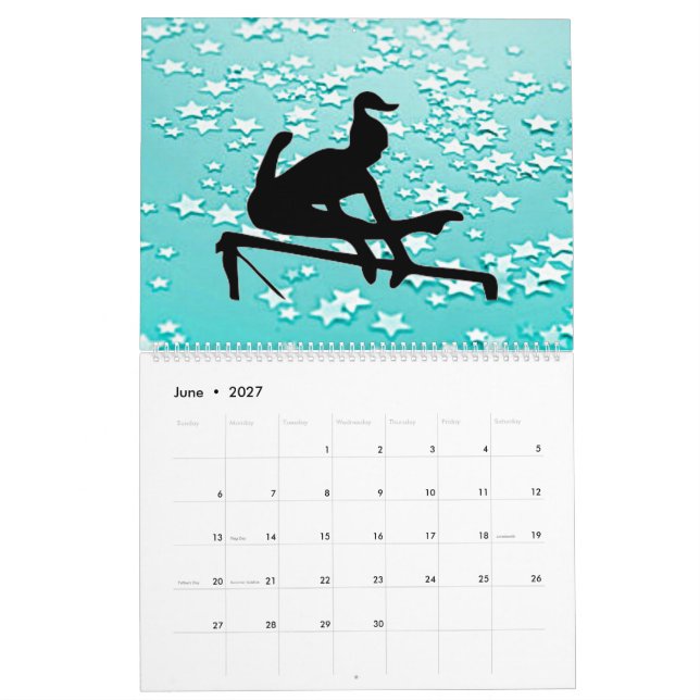 Gymnastikkalender Kalender (Jun 2027)