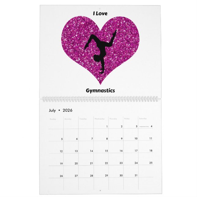 Gymnastikkalender Kalender (Jul 2026)