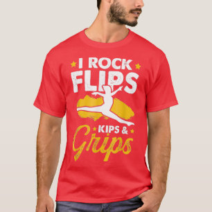Gymnastikkips Drehte ich Rock and Grips T-Shirt