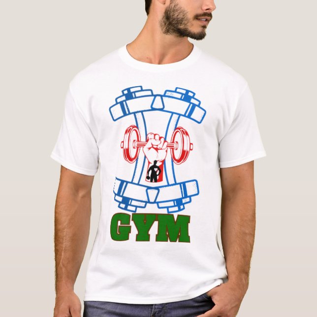 Gymnastikkrieger: Print-on-Demand-T - Shirt für Fi (Vorderseite)