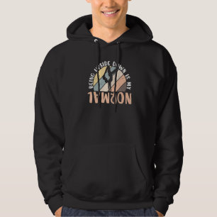 Gymnastikmädchen, die auf dem Kopf stehen, sind me Hoodie