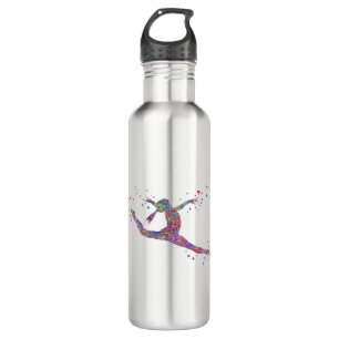 Gymnastikmädchen Edelstahlflasche