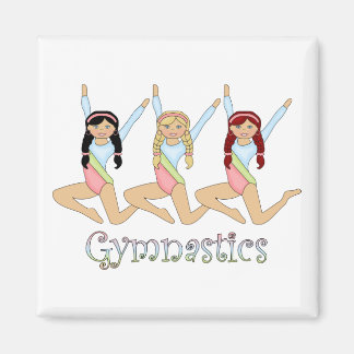 Gymnastikmädchen Magnet