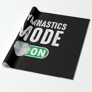 Gymnastikmodus Cool Gymnastiktrainer Geschenkpapier