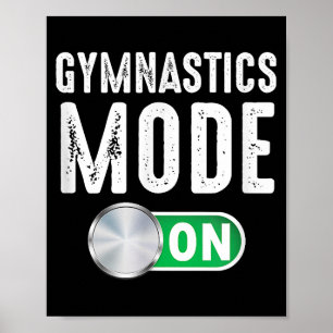 Gymnastikmodus Cool Gymnastiktrainer Poster