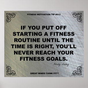 Gymnastikplakat zur Fitness #013 Poster