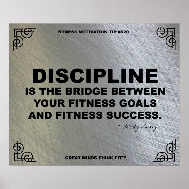 Gymnastikplakat zur Fitness #020 Poster (Vorne)
