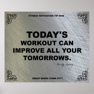 Gymnastikplakat zur Fitness #048 Poster