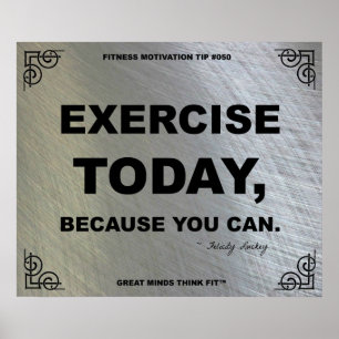Gymnastikplakat zur Fitness #050 Poster