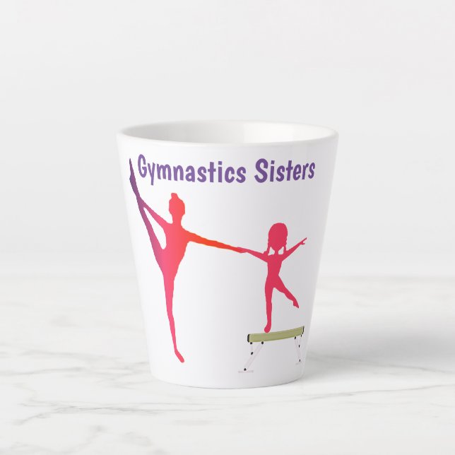 Gymnastikschwester Milchtasse (Vorderseite)