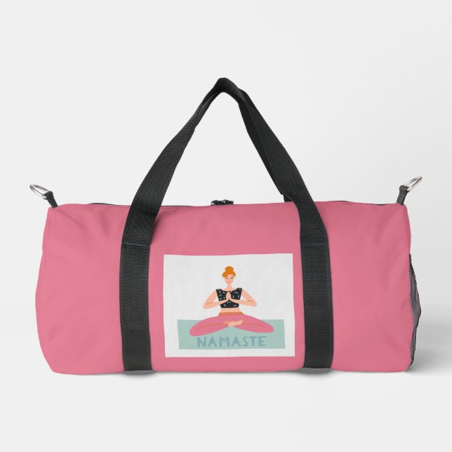 Gymnastiksport für Frauen niedlich Duffle Bag (Vorderseite)