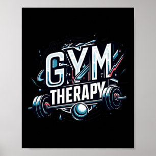 Gymnastiktherapie - Bodybuilding Fitness Lifter Poster