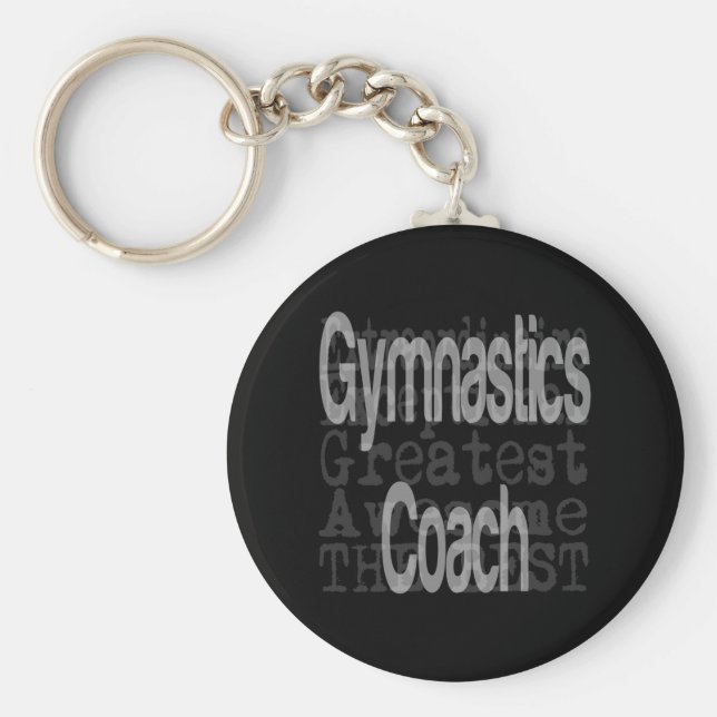 Gymnastiktrainer Schlüsselanhänger (Vorne)