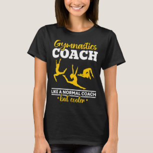 Gymnastiktrainer wie ein normaler Coach, aber weg T-Shirt