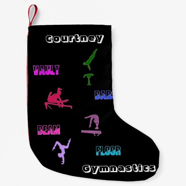 GymnastikVault, Bars, Schaum, Boden Kleiner Weihnachtsstrumpf (Vorderseite)