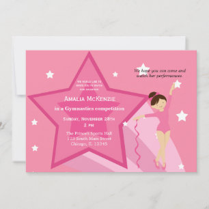 Gymnastikwettbewerb Einladung