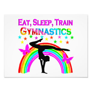 GYMNASTIKZIELE UND TRÄUME FOTODRUCK