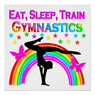 GYMNASTIKZIELE UND TRÄUME POSTER