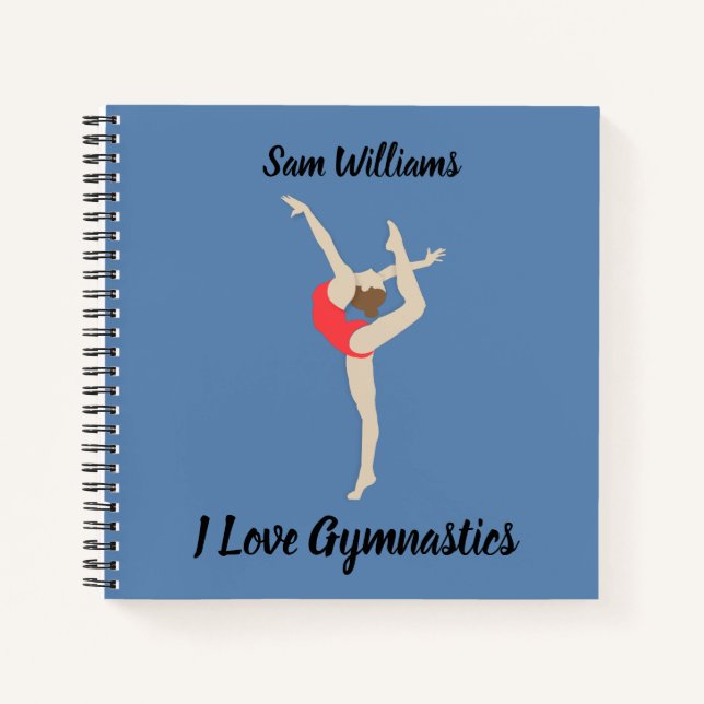 Gymnastin Notizbuch (Vorderseite)