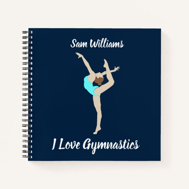 Gymnastin Notizbuch (Vorderseite)