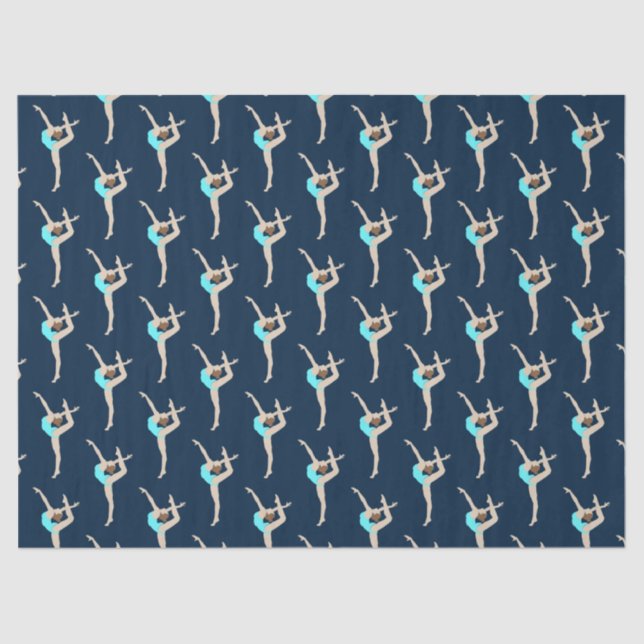 Gymnastin Seidenpapier (Vorderseite)