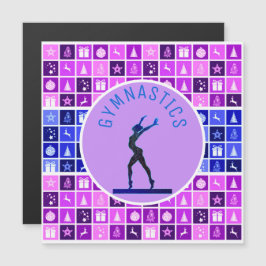 Gymnastique Carte magnétique de Noël
