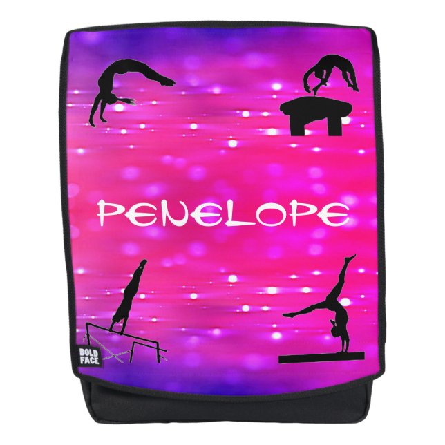 Gymnastique Événements Sac à dos personnalisé (Devant)