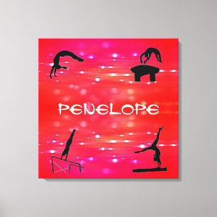 Gymnastique Événements Toile étirée Imprimer avec