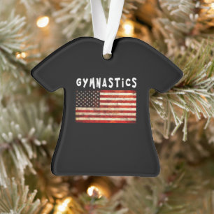 Gymnastique Grunge Américain Drapeau USA