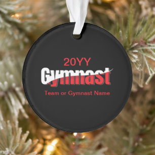 Gymnastique - Gymnaste Abstrait Word Art Swish