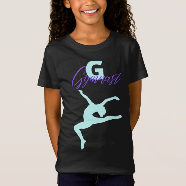 Gymnastique Monogramme G est pour Gymnaste T-Shirt (Devant)