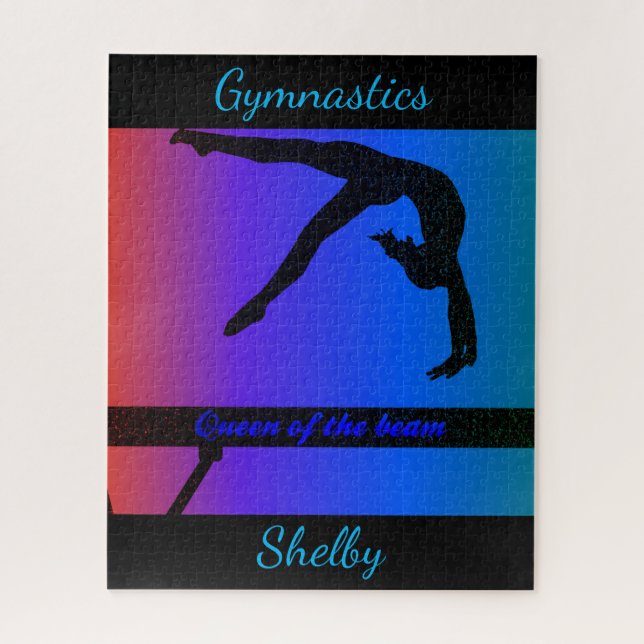 Gymnastique Queen of the Beam Puzzle (Vertical)